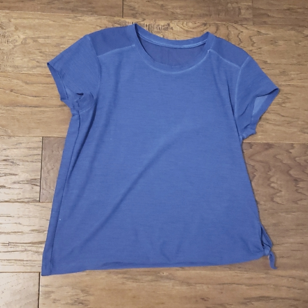 Sz L girls, blue, Old Navy Active shirt